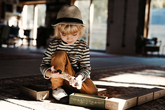 A poem from the Polish forest: Spinning wooden blocks - the magic forest