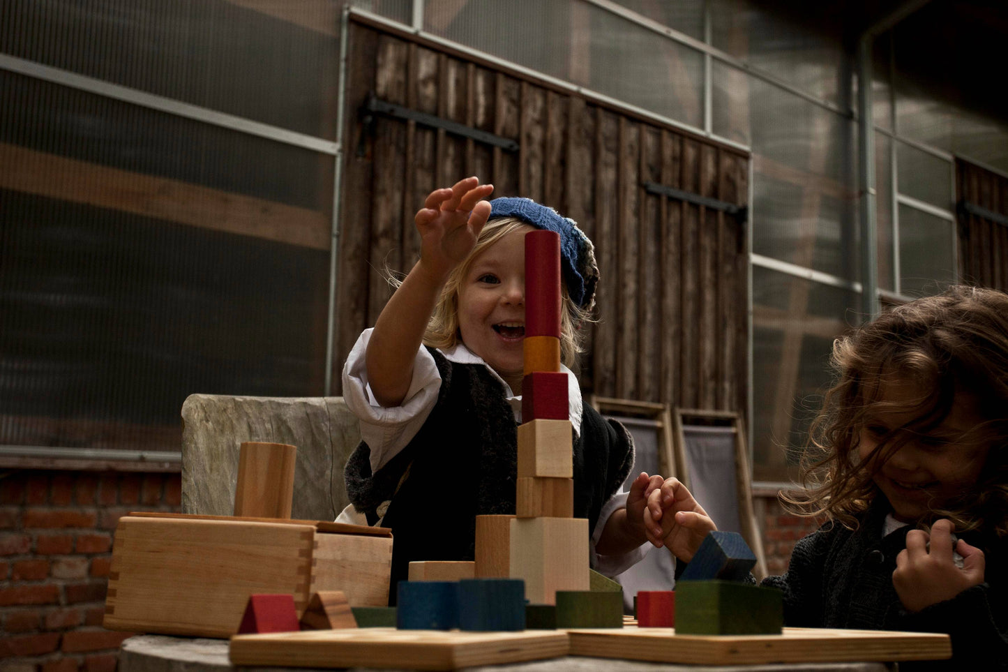 A Poem from the Polish Forest: A 100-Piece Rainbow Touch-Sensitive Building Block Set