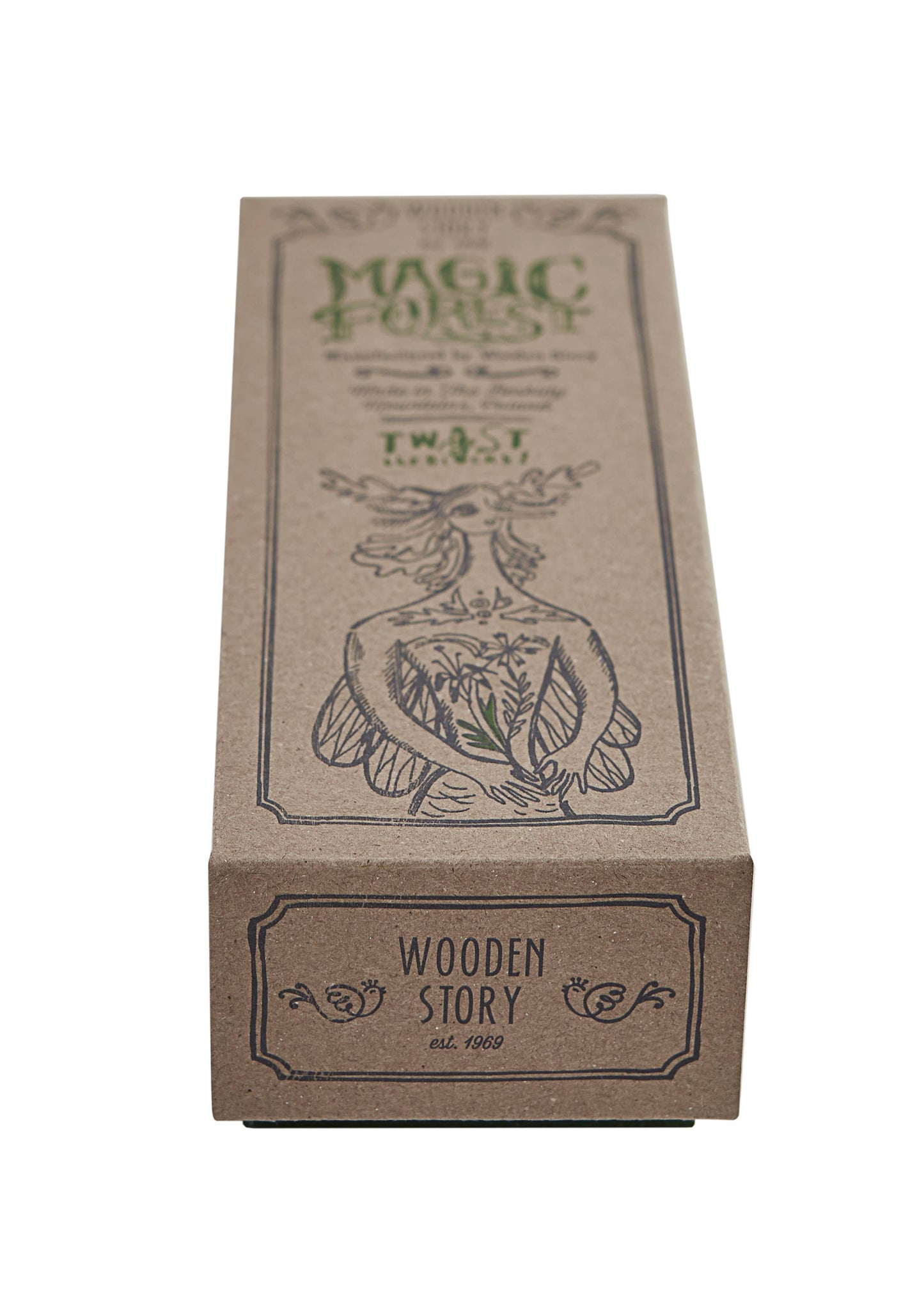 A poem from the Polish forest: Spinning wooden blocks - the magic forest