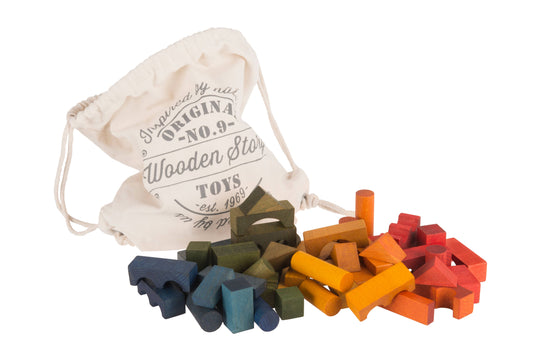 A Poem from the Polish Forest: A 100-Piece Rainbow Touch-Sensitive Building Block Set