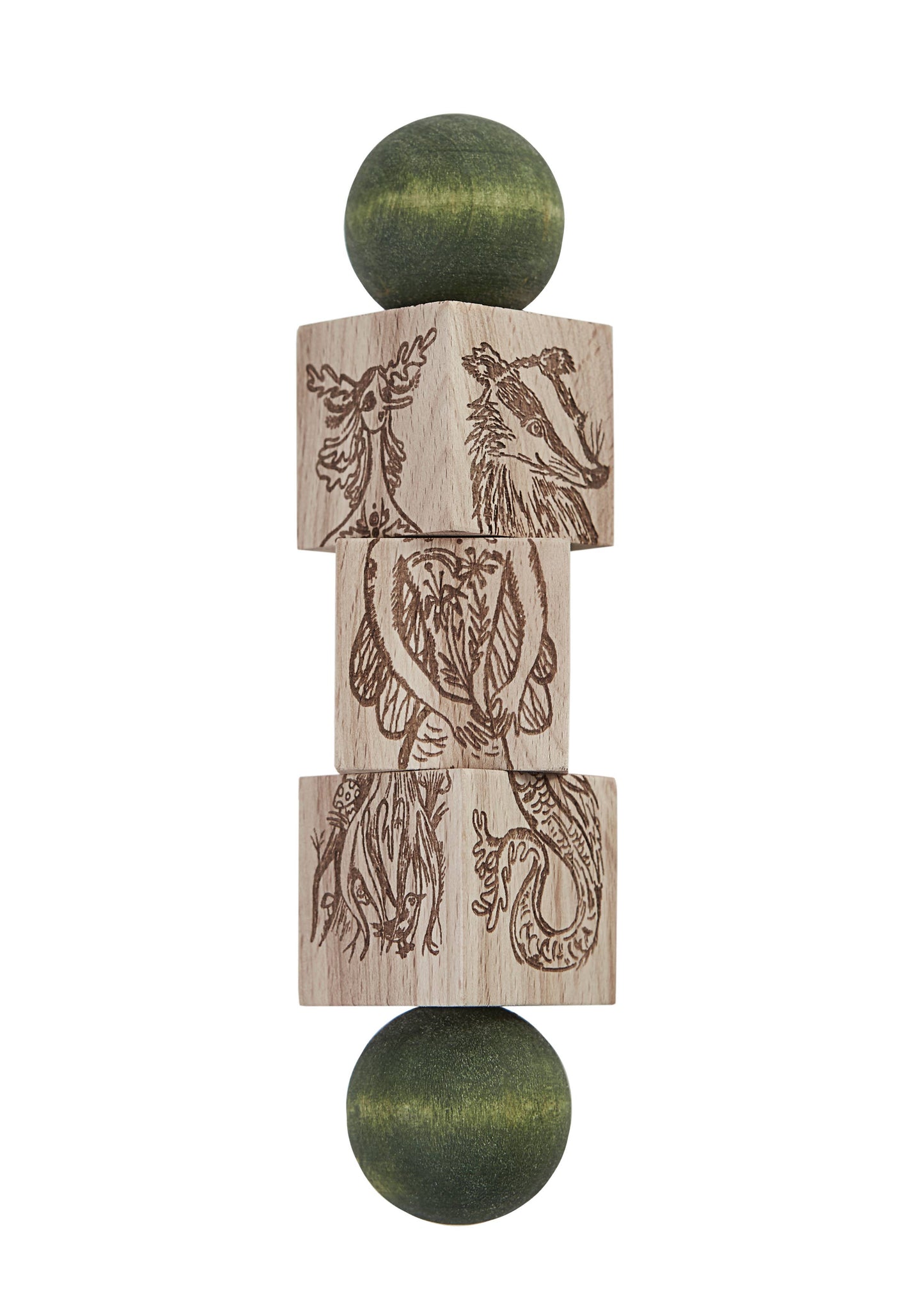 A poem from the Polish forest: Spinning wooden blocks - the magic forest