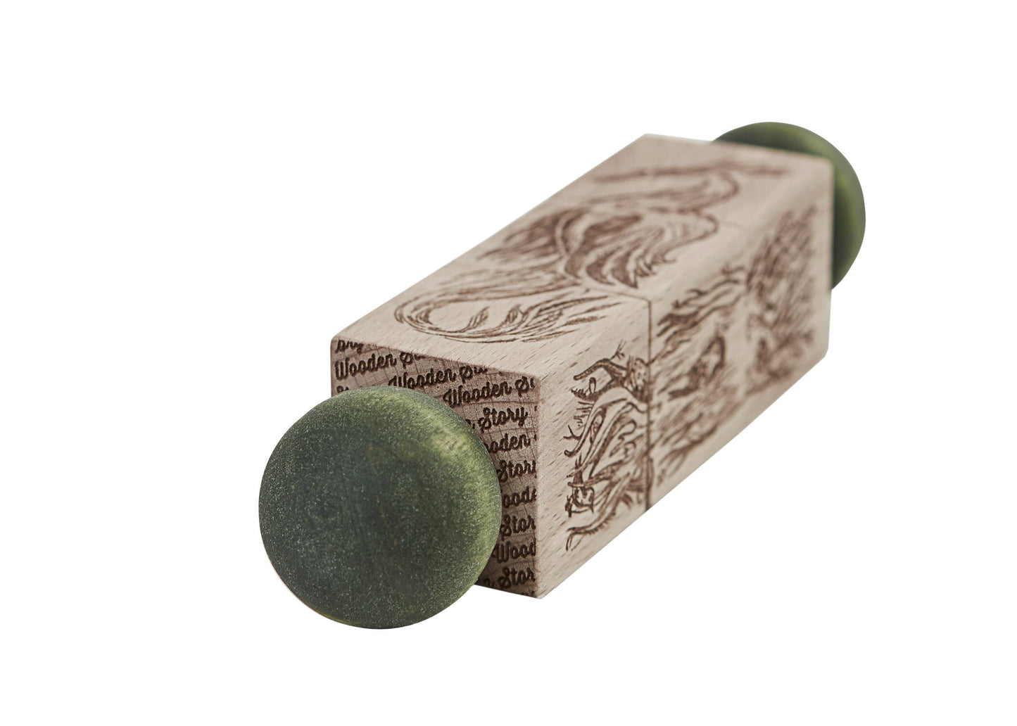 A poem from the Polish forest: Spinning wooden blocks - the magic forest