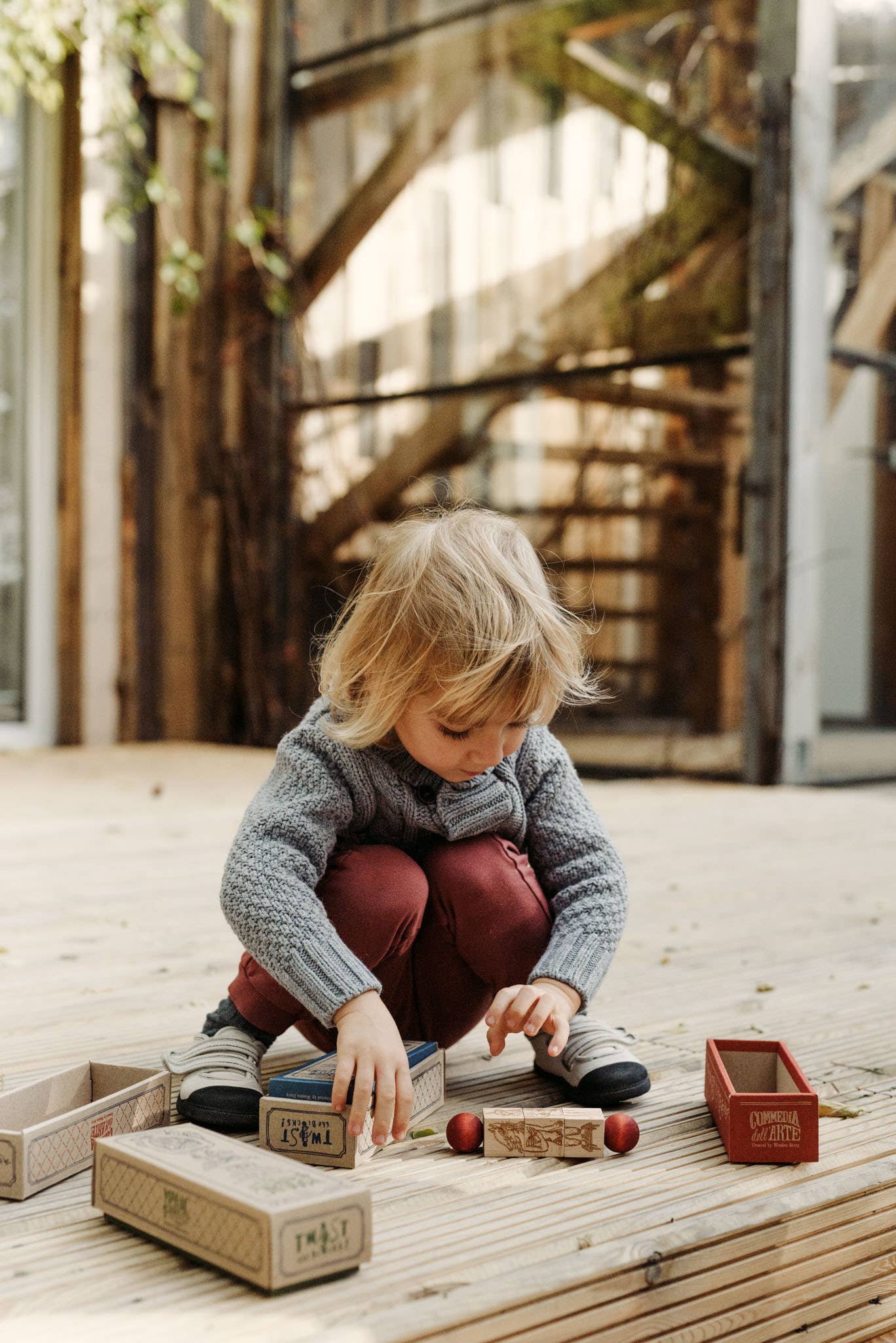 A poem from the Polish forest: Spinning wooden blocks - a fairy tale