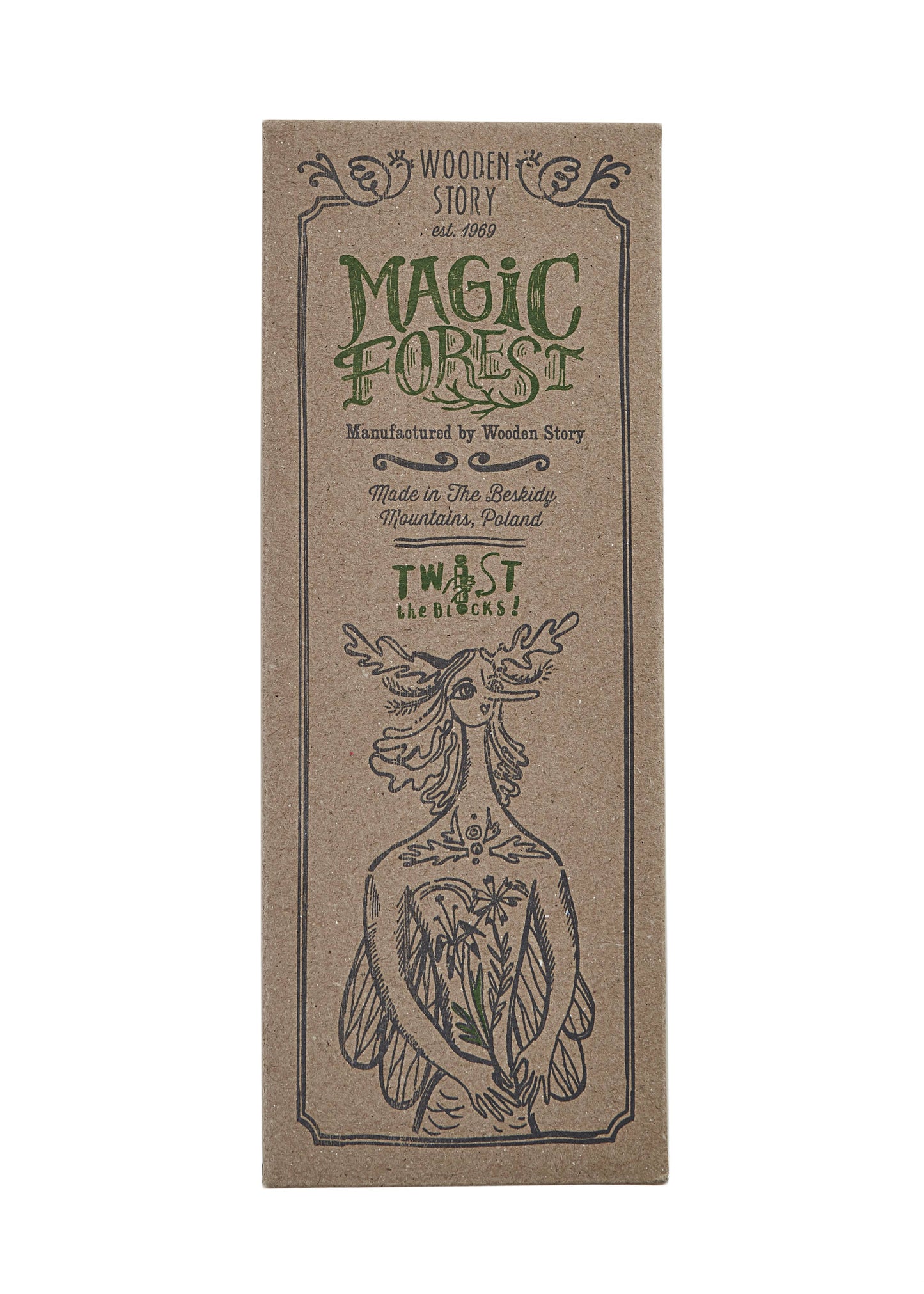 A poem from the Polish forest: Spinning wooden blocks - the magic forest