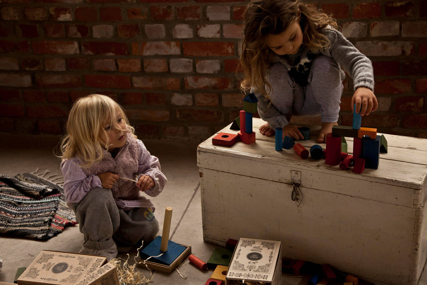A Poem from the Polish Forest: A 100-Piece Rainbow Touch-Sensitive Building Block Set