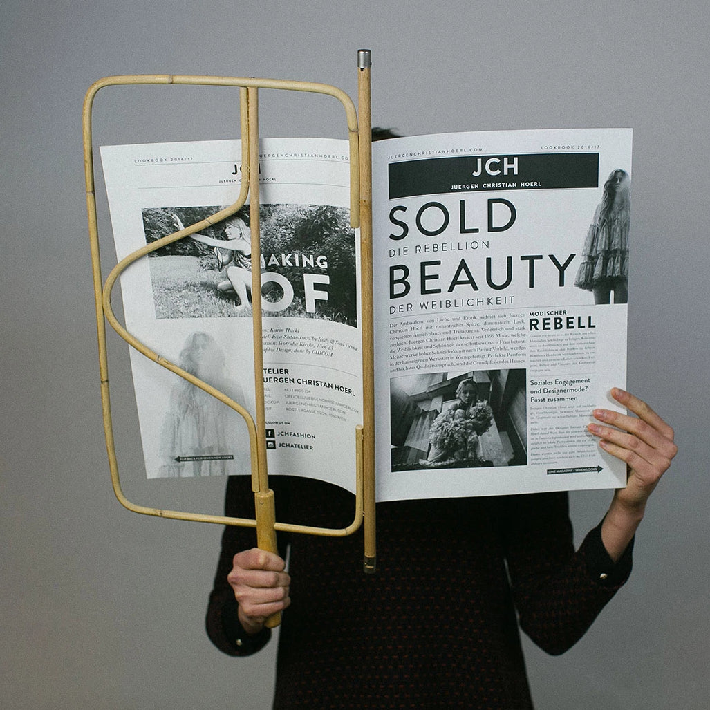 Living居家Formpoet  維也納咖啡館經典閱讀架 N.4｜自然原色